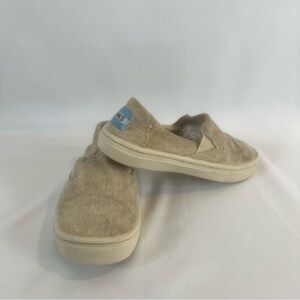 TOMS Kids Tan Slip-On Shoes